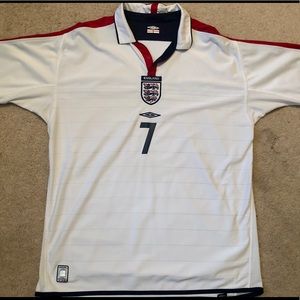 England Jersey 2004 Beckham Umbro L Umbro
